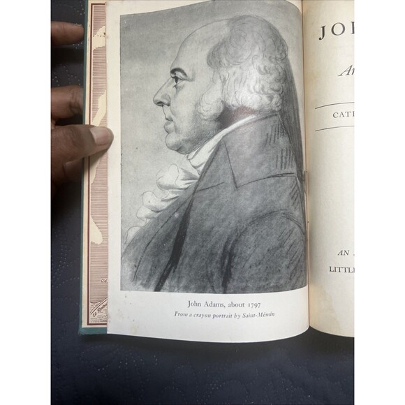 VTG John Adams and The American Revolution Catherine Bowen HB 1950 First Edition - Picture 9 of 11